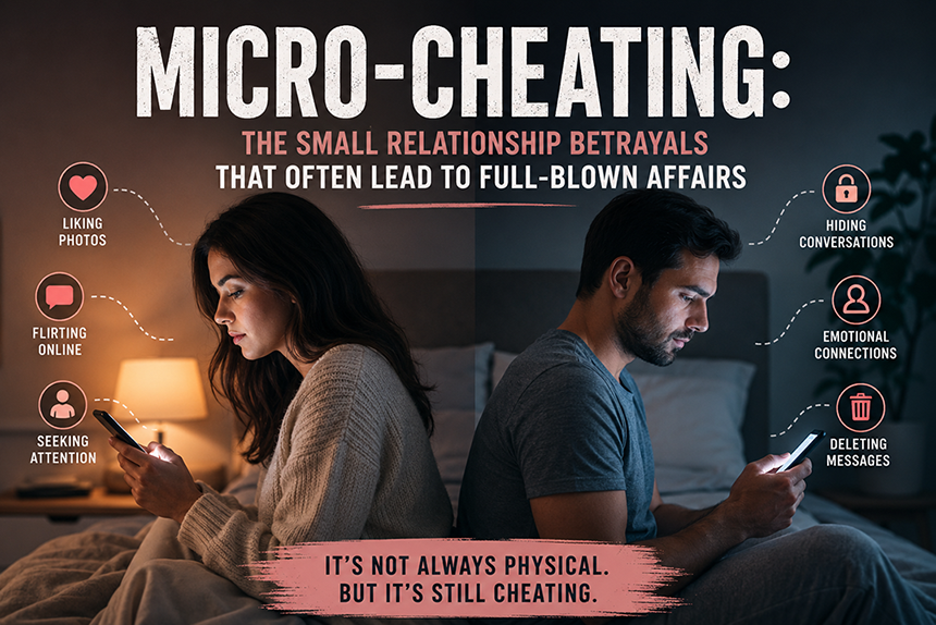 Micro-Cheating: The Small Relationship Sins That Can Grow into Full-Blown Affairs