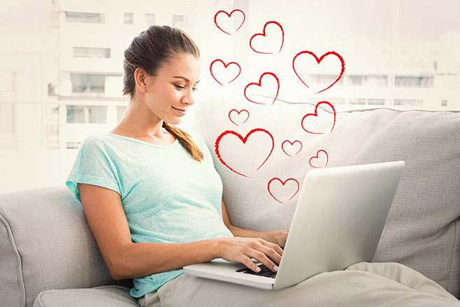 Person editing a casual dating profile bio to make it more attractive and noticeable